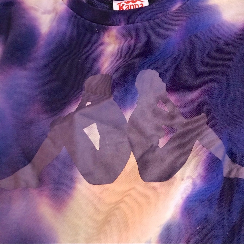 Kappa Authentic Catros Tie-Dye Cropped Sweatshirt - Picture 6 of 10